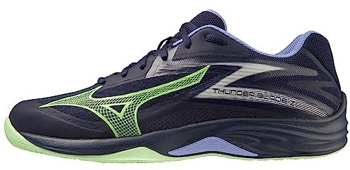 Mizuno Unisex Volleyball Shoes, Eveblue Techgreen Iolith, 43 EU