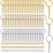 Schl¨¹sselanh?nger Ringe Set, 90 St¨¹ck Schl¨¹sselring mit Kette und 120 St¨¹ck?Klein ?senschraube, 25mm Schl¨¹sselanh?nger Ringe zum Basteln, Schl¨¹sselanh?nger f¨¹r DIY Handwerk Schmuckherstellung
