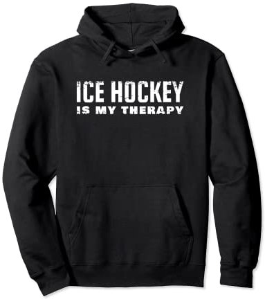 Eishockey ist meine Therapie Pullover Hoodie