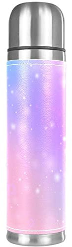 Insulated Water Bottle Stainless Steel Water Bottles Metal Water Bottle, Pink Galaxy Abstract Art