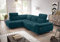 DomiMeble Ecksofa Focus L mit elektrisch verschiebbarem Sitz - schön und bequem, die Möglichkeit, die Position der Kopfstützen zu ändern (Salvador 11 Linke Seite)