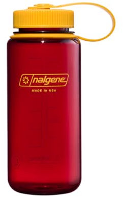 Nalgene Bouteille d'eau – Bouteille légère en Tritan sans BPA incassable pour randonnée, gym, 473,6 g, large ouverture, laker