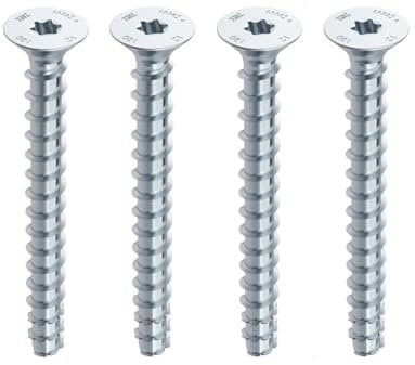Varile Schachtdeckel Montage-Set | HECO Multi-Monti-plus Betonschrauben 7.5x50 inkl. Montageanleitung