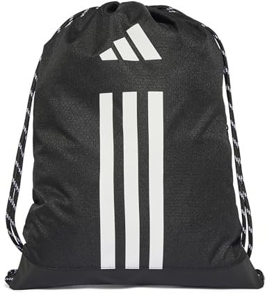 adidas Unisex TRAINING GYMSACK, Black/White, One Size