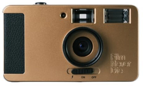 Nana Film Never Die 35mm Motor Kamera Set Bronce