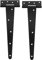 KONTONTY 1Set Cerniere Cinghia per Porte Pesanti Cerniere T Shape per Maggiore Stabilità e Capacità Carico Design e per Porte Blindate