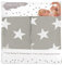 Lilly and Ben® Wickelauflagenbezug 2er Pack I kuscheliger & saugstarker Bezug mit Baumwoll-Oberfläche für Wickelauflage I pflegeleichter Spannbezug aus weichem Frottee