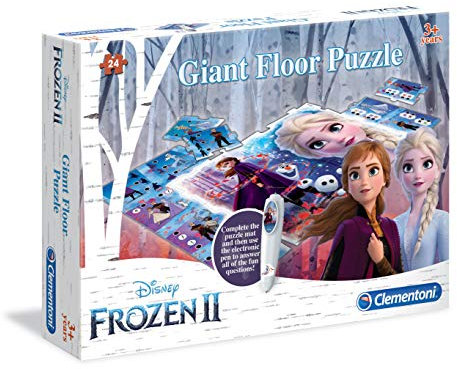 Clementoni 61875 - Puzzle Riesenboden Disney Die Eiskönigin, Mehrfarbig