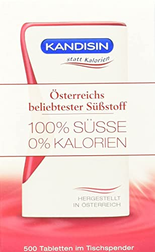 Kandisin Tischdose-Spender 500 Tabletten (1 x 37 g)
