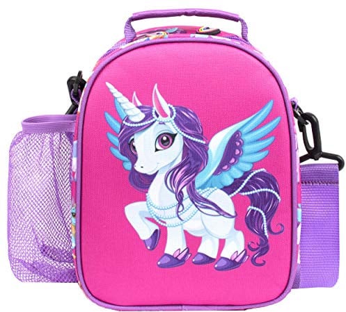 Fringoo - Vianda mágica de unicornio - Lonchera - Lonchera para niñas - Lonchera con aislamiento térmico - Vianda de unicornio - Grandes regalos para los amantes de los unicornios