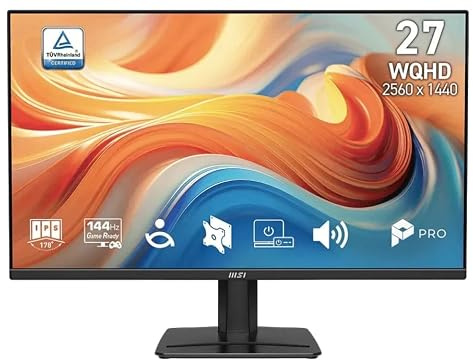 MSI PRO MP275QDE E14 WQHD 16 9 IPS DP HDMI・Flachbildschirm (TFT/LCD)・68,6 cm (PROMP275QDEE14)
