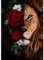 DAERLE Diamond Painting Löwe, Blume Set für Kinder und Erwachsene, Malen Nach Zahlen, Diamanten Dekoration 30x40cm