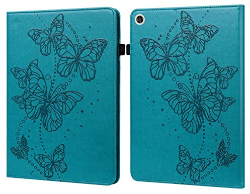 Tablet Accessories For Huawei MatePad T10S Embossed Butterfly Pattern Horizontal Flip Leather Tablet Case