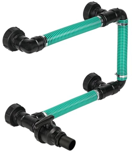 REKUBIK IBC Adapter S100x8-4 IBC neben-/übereinander Tankverbindung 50mm Schlauch
