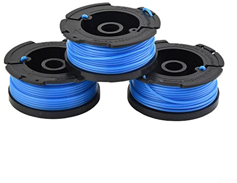 3pcs Strimmer Spool Line Replacement for Black and Decker Reflex BD032 Trimmer Spool & Line Heads