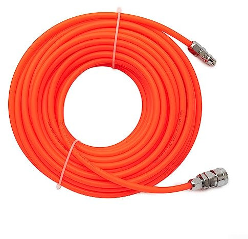 HEIBTENY Tubo ad aria diritta pneumatica, tubo per pompa compressore d'aria, tubi per utensili ad aria compressa, tubo dell'aria, 5 x 8 mm con attacco rapido