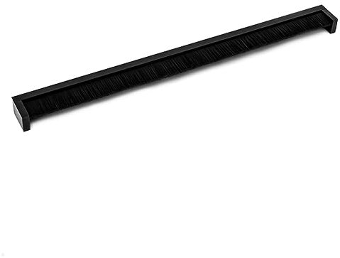 TecLines TKB005 Tisch Kabeldurchlass einseitige Bürstendichtung 400mm, Kabeldose, für mehrere Kabel