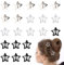 Wisebom Fermagli per Capelli a Forma di Stella 24PCS Fermagli per Capelli a Stella Antiscivolo Fermagli BB a Forma di Stella per Ragazze e Donne Anni 2000 Y2K Clip per Capelli in Metallo（3 Colori）