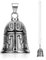 Funmo Motorradglocke Guardian Bell Motorrad Glöckchen, CigaMaTe Glocke, Guardian Bell Zubehör oder Schlüsselanhänger Guardian Bell Motorrad Glöckchen, Edelstahl Motorrad