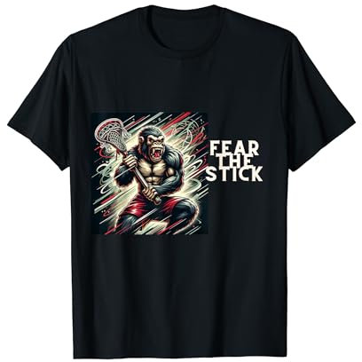 Mean Monkey Lacrosse - Fear the Stick T-Shirt