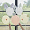 Ginger Ray Osterballons auf Stäbchen, Osterhase, Küken und Karotten mit aufgedruckten Gesichtern und 3D-Kartenfunktionen – 5 Luftballons