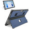 SSS·GRGB Protective Case for Microsoft Surface Pro 7+/7/6/5/4/Pro LTE 12.3-Inch - Slim All-in-One Rugged Cover with Hand Strap, Compatible with Type Cover Keyboard & Adjustable Stand (Navy Blue)