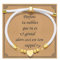 Bracelet Amitié Femme Porte Bonheur - Corde Noué Coeur Fait à la Main, Protection Amulette Bonne Chance pour Diplômés Couples Anniversaire Cadeau Noel (Blanc)