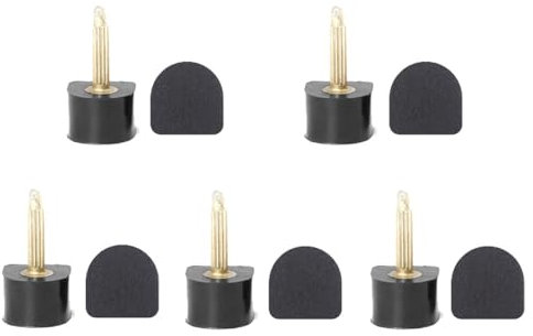 Ttiy High Heel Tips Anti Slip Heel Studs TPU Shoes Replacement Self Repair Tips Portable Shoes Repair Heel Cap for Women Ladies 5Pairs (B, 9mm)
