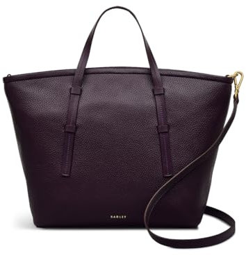 RADLEY London Bridgewater 2.0 Women's Medium Leather Ziptop Top Handle Bag, Dark Brown