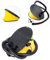 TOPBATHY Faltenbalgpumpe Matratzenpumpen PVC-Entlüftungskappe Multifunktionspumpe Ballonpumpe matratze pumpe pumpen für luftmatratzen Fußbetriebene Pumpe Fußbalg Faltenbalg-Fußpumpe Yellow