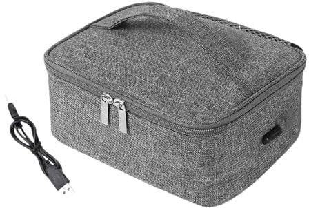 SiaBiced Scaldavivande Portatile USB da Viaggio, scaldavivande riscaldato per Campeggio, Picnic, Classico