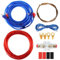 AILUYA Kfz Verstärker Kabelsatz, Anschluss Set 10GA Subwoofer Kabel Set, 1500W Endstufe Kabelsatz, Verstärker Endstufe Kabel, Auto Verstärker Car Audio Wire 4,5m für Car Audio Endstufen