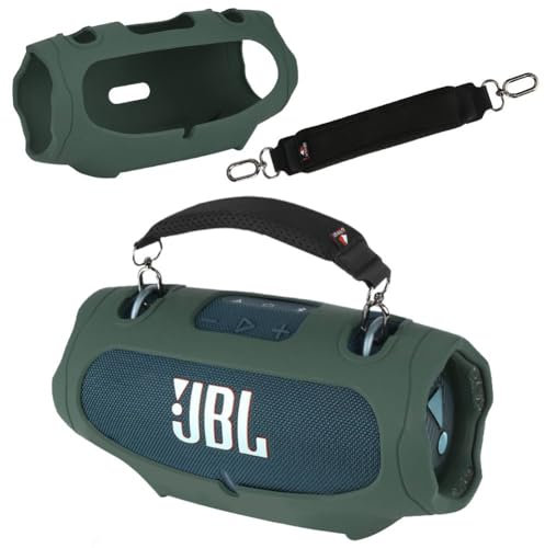 Xingsiyue Silicone Cover Case for JBL Xtreme 4 Portable Bluetooth Speaker - Outdoor Travel Protective Case, Anti-drop Soft Skin Sleeve with Carrying Strap