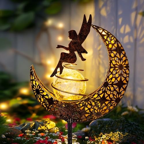 SUNCKET Solar Fairy Lights Outdoor Waterproof, Garden Decor for Outside