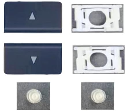 Replacement 2Pcs Up/Down Arrow Keycaps Keys and Hinges and Silicone Rebound Cup are Fit for MacBook Pro/Air 13/15'' A1425 A1502 A1398 A1369 A1466 Keyboard Up and Down Key Cap (AP11 Model)