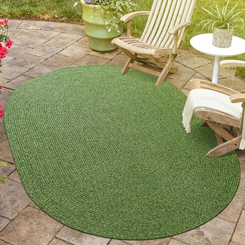 Tapis et moquettes, Extérieur pour s, Tapis, 7mm Imitation Gazon Ovale Extérieur pour Un- Et Pas De Décoloration pour Cour, RV,