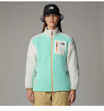 THE NORTH FACE NF0A8842A0I W YUMIORI Full Zip Sweatshirt Damen Bright Foam/White Dune/Größe XS