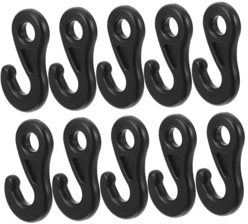 JOINPAYA 10Stücke Zeltbefestigungshaken Hochfeste Seilspanner für Camping Outdoor Aktivitäten für Zelte Markisen