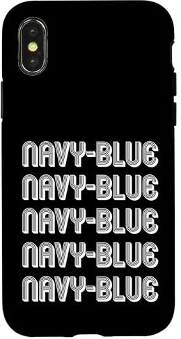 Navy-blue Case for iPhone X/XS
