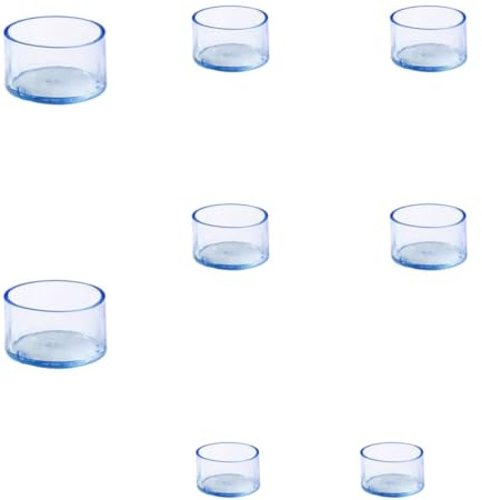 PTNKUIIY 16 Stück Schutzkappen Für Stuhlbeine,Durchmesser 60mm Stuhlbeinkappen Rund Transparent Stuhlbeinschoner für Hartholzböden Filzgleiter für Stühle, Möbelgleiter Gummi Stuhl Beinkappen
