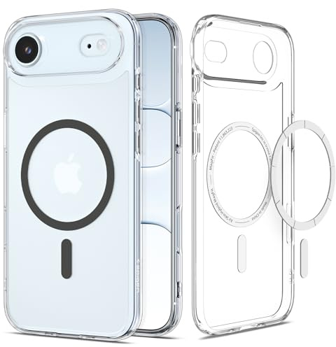 Spigen Air Skin Hybrid MagFit Coque pour iPhone Air - Graphite Clair