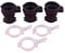 NKCVEZBW Intake Manifold Support Clip Flange Compatible With Husqvarna 362 365 371 372 XP Chainsaw Replacement Spare Tool Part