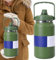 Water Bottle Insulated, Leakproof Steel Flask, Large 4L Hydration Jug, Durable Portable Container, for Beach, School, Sports, Camping, Hiking, Travel, Cycling and More