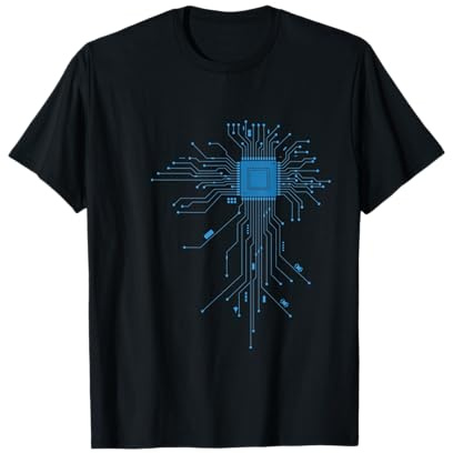 KI CPU Computerchip Informatiker AI Design Programmierer T-Shirt