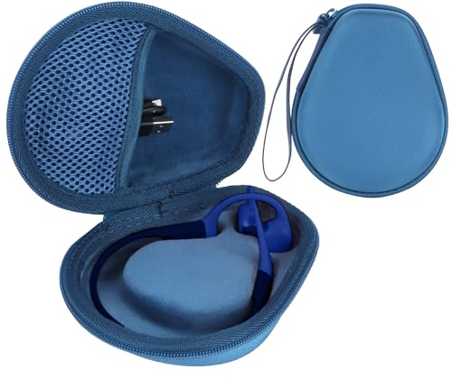 RIYADAone Hard Case Compatible SHOKZ OpenRun Pro 2 / Pro 2 Mini Headphones | EVA Nylon hard case, splash-proof, dust-proof, easy to carry, traveling, protective