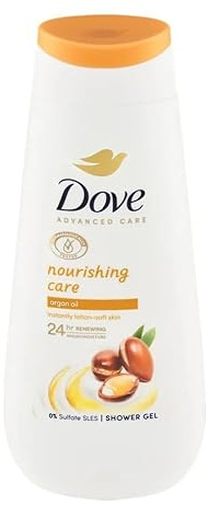 6er Pack - Dove Advanced Care Duschgel mit Arganöl - Nourishing Care - 225ml