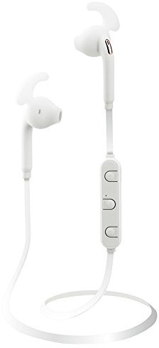 Elyxr Liberty Bluetooth Earphones - White and Rose Gold