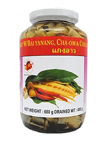 Bell & Flower Bamboo Shoot with Bai Yanang, Chilli, Straw Mushroom and Cha-Om 680g