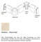 Endkappen und Ecken für MDF-Sockelleisten 60x20 mm - Ahorn hell