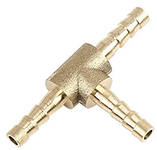 X AUTOHAUX Raccord de tuyau en laiton cannelé de 4 mm pour tuyau d'air, eau, huile